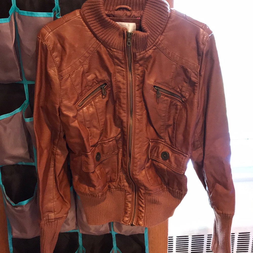 Leather jacket